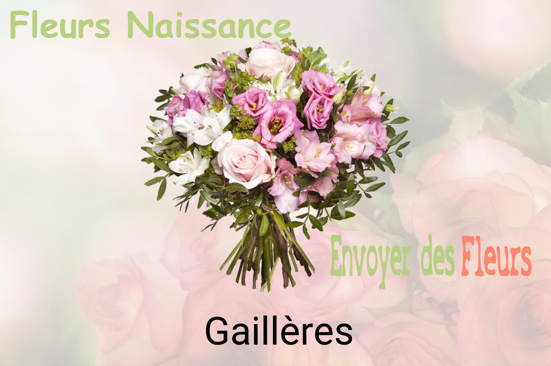 Bouquet de fleurs de naissance livré à Gaillères